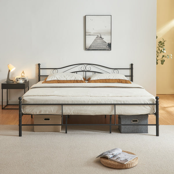 [en.casa]® Sängstomme Florenz i metall-i olika färger och mått