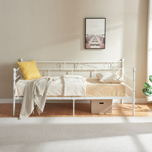 Säng Kelebia i metall inkl. madrass 200x90cm [en.casa] välj modell