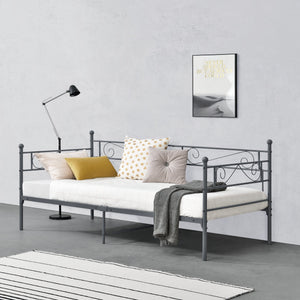 Enkelsäng Kerava 200x90cm metall [en.casa] välj modell