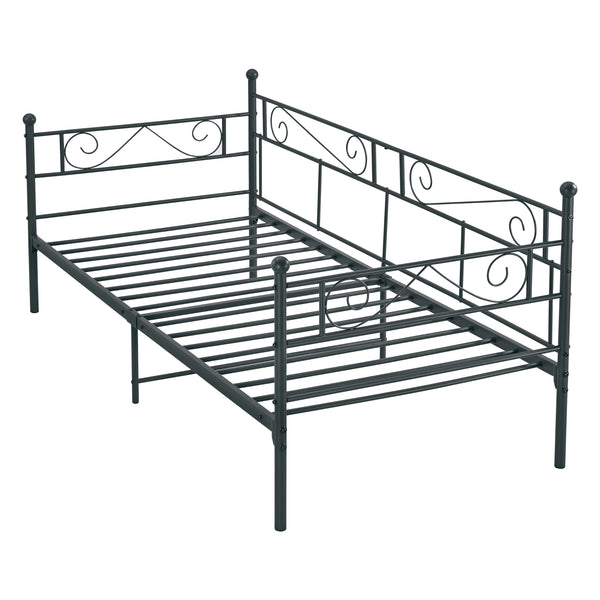 Enkelsäng Kerava 200x90cm metall [en.casa] välj modell