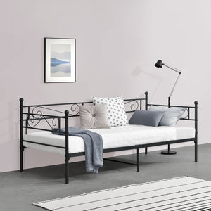 Enkelsäng Kerava 200x90cm metall [en.casa] välj modell