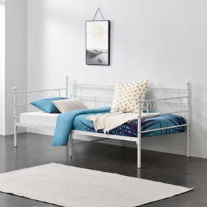 Enkelsäng Kerava 200x90cm metall [en.casa] välj modell