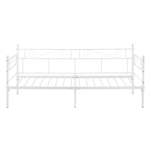 Enkelsäng Kerava inkl. madrass 200x90cm metall [en.casa] välj modell