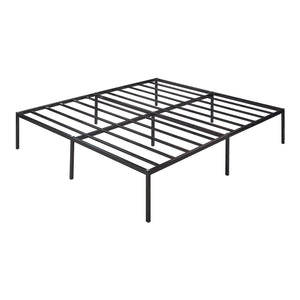 Säng Vårdö inkl. madrass metall [en.casa] 