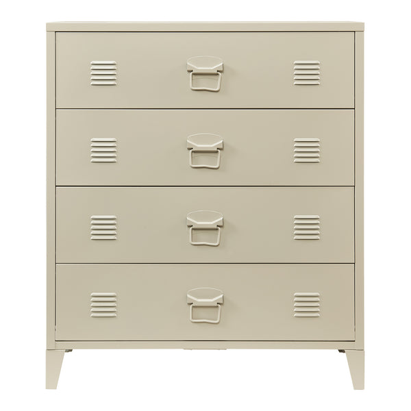 Metallbyrå Hämeenlinna med 4 lådor 92x80x40 cm [en.casa] välj modell