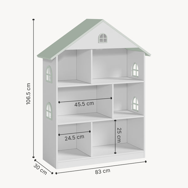 Barnhylla Vipsali 107x83x30 cm [en.casa]