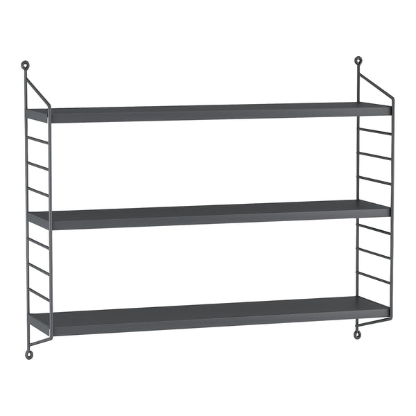 Vägghylla Strängnäs 50x60x15 cm stål [en.casa] välj modell