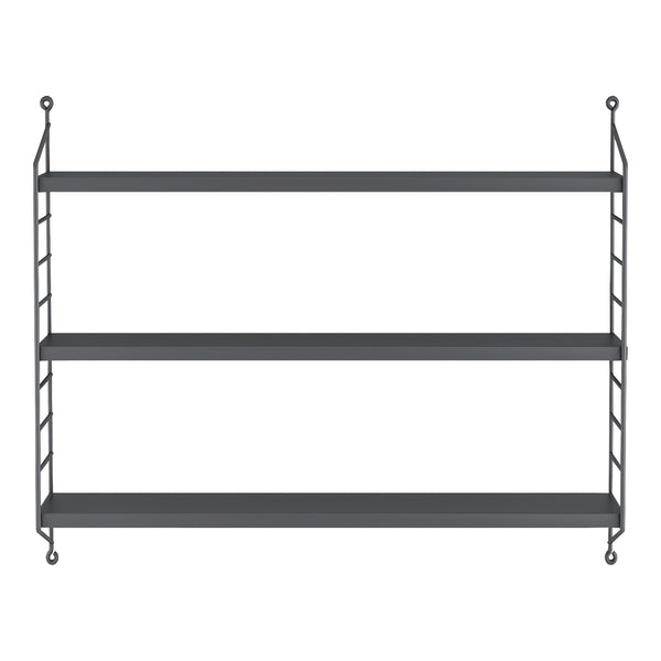 Vägghylla Strängnäs 50x60x15 cm stål [en.casa] välj modell