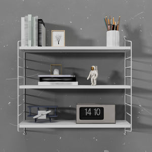 Vägghylla Strängnäs 50x60x15 cm stål [en.casa] välj modell