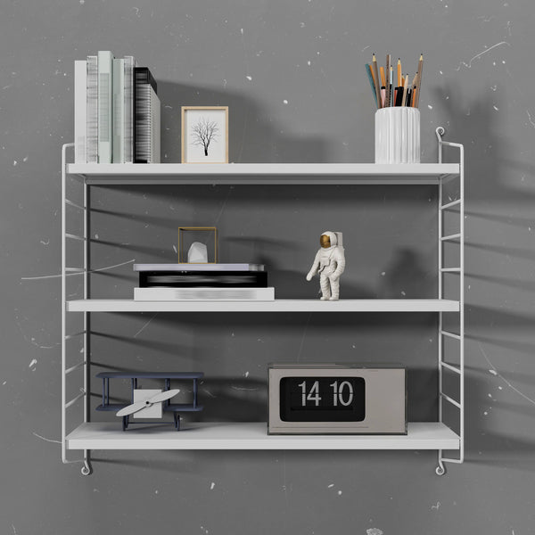 Vägghylla Strängnäs 50x60x15 cm stål [en.casa] välj modell
