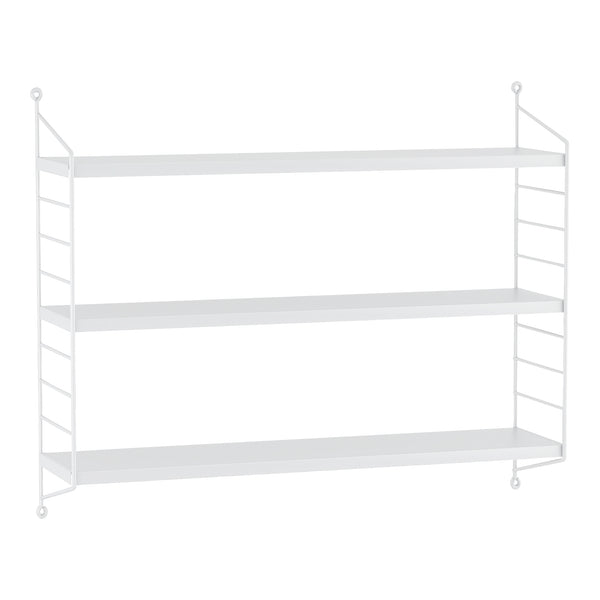 Vägghylla Strängnäs 50x60x15 cm stål [en.casa] välj modell