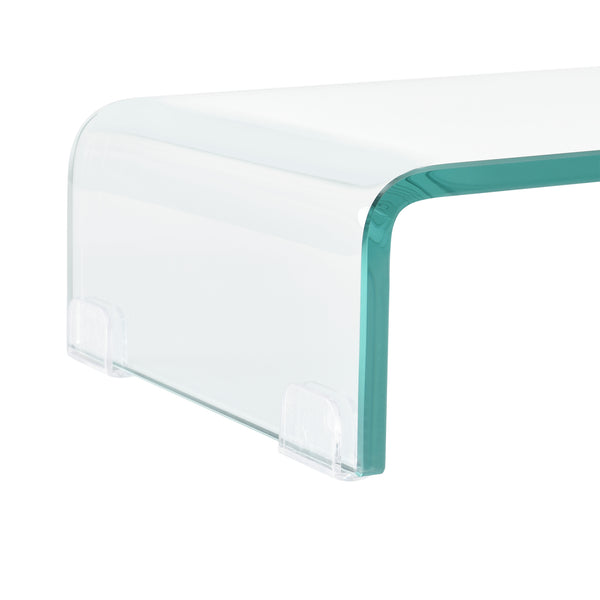 Glasställ förhöjning till laptop, monitor glas max. 30kg [en.casa] välj modell