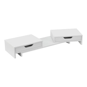 Monitorställ Marttila med 2 lådor 60x22x11cm i olika färger [en.casa]