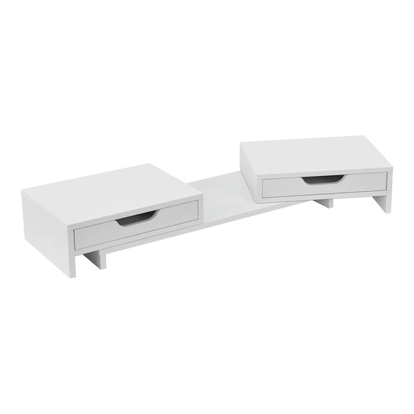 Monitorställ Marttila med 2 lådor 60x22x11cm i olika färger [en.casa]