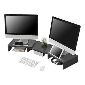 Monitorställ Vilppula 79x27x10,5cm i olika färger [en.casa]