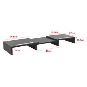 Monitorställ Vilppula 79x27x10,5cm i olika färger [en.casa]