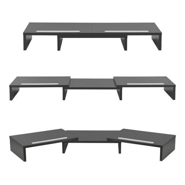 Monitorställ Vilppula 79x27x10,5cm i olika färger [en.casa]