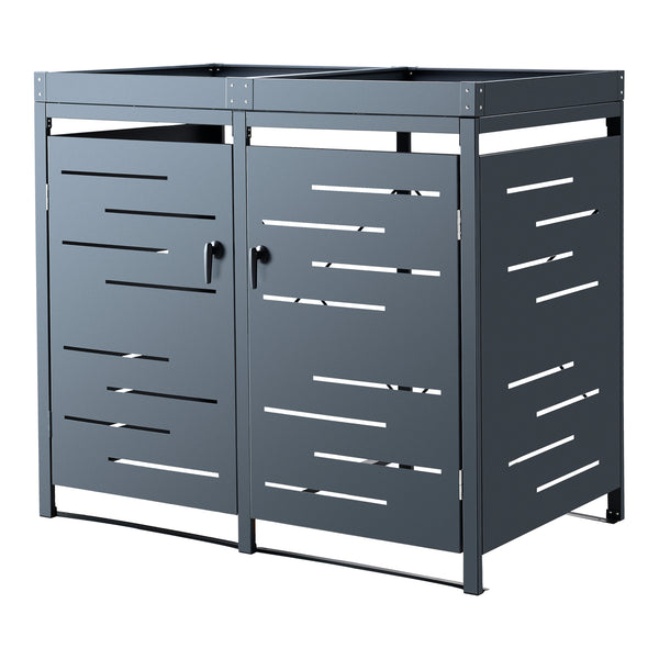 Sopkärlsskjul Salching antracit [en.casa] välj modell