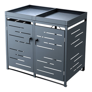 Sopkärlsskjul Salching antracit [en.casa] välj modell