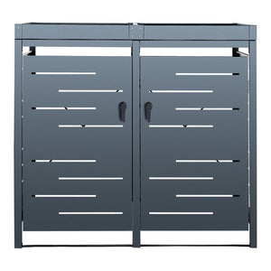 Sopkärlsskjul Salching antracit [en.casa] välj modell