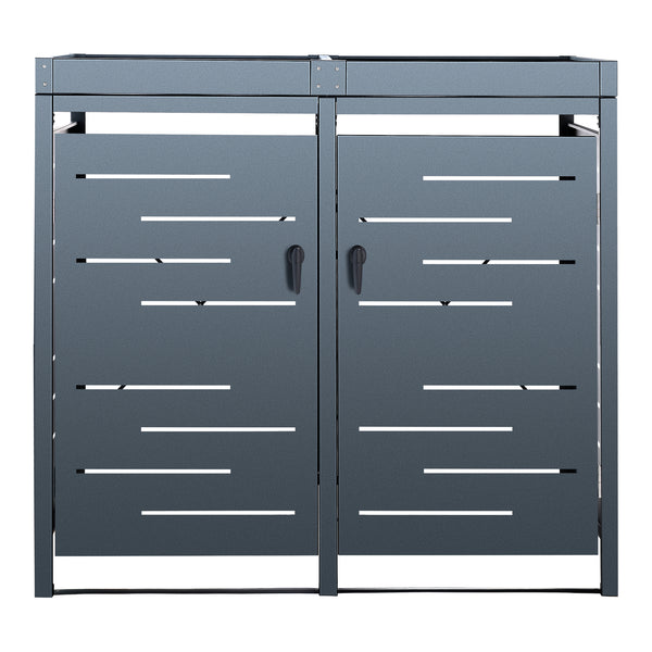 Sopkärlsskjul Salching antracit [en.casa] välj modell