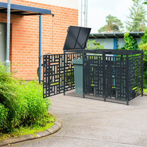 Soptunnelförvaring Bernalda Stål Antracit [casa.pro]