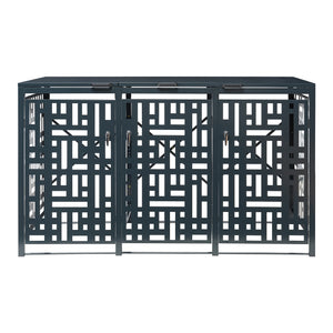 Soptunnelförvaring Bernalda Stål Antracit [casa.pro]