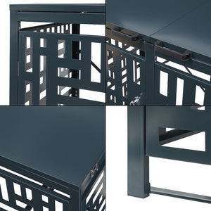 Soptunnelförvaring Bernalda Stål Antracit [casa.pro]