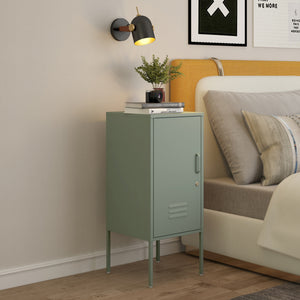 Nattduksbord Hausjärvi 82x35x35 cm stål [en.casa] - premiumXL