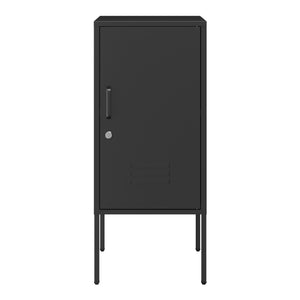 Nattduksbord Hausjärvi 82x35x35 cm Dörrhandtag vänster Stål [en.casa]