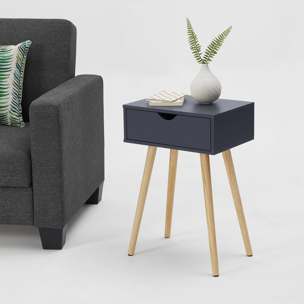 Sängbord sideboard med låda furu [en.casa] välj modell