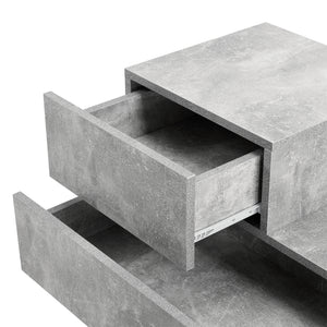 Sängbord Sebokeng med 2 lådor vänster väggskåp [en.casa] välj modell