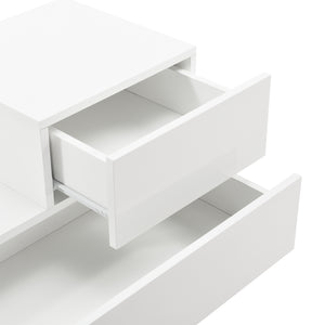 Sängbord Sebokeng med 2 lådor höger väggskåp [en.casa] välj modell