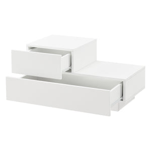 Sängbord Sebokeng med 2 lådor vänster väggskåp [en.casa] välj modell