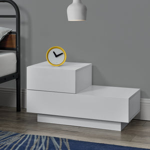 Sängbord Sebokeng med 2 lådor vänster väggskåp [en.casa] välj modell