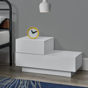 Sängbord Sebokeng med 2 lådor vänster väggskåp [en.casa] välj modell