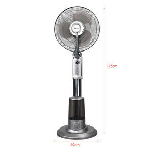 Dimfläkt 125x40x40cm 3 fläkthastigheter fuktfunktion med timer oscillerande funktion i olika färger [in.tec]