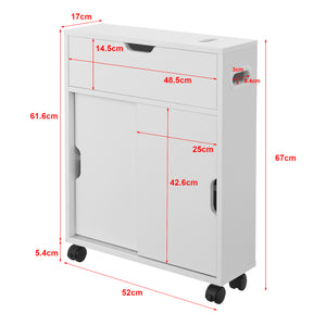 Badrumsskåp Kempele 67x52x17 cm [en.casa] välj modell