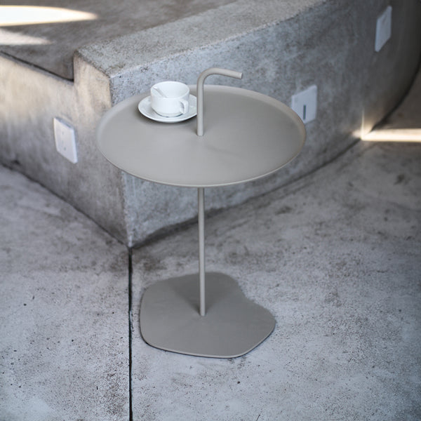 Utomhus metallbord Calimera 56,5 x Ø 38 cm [casa.pro]