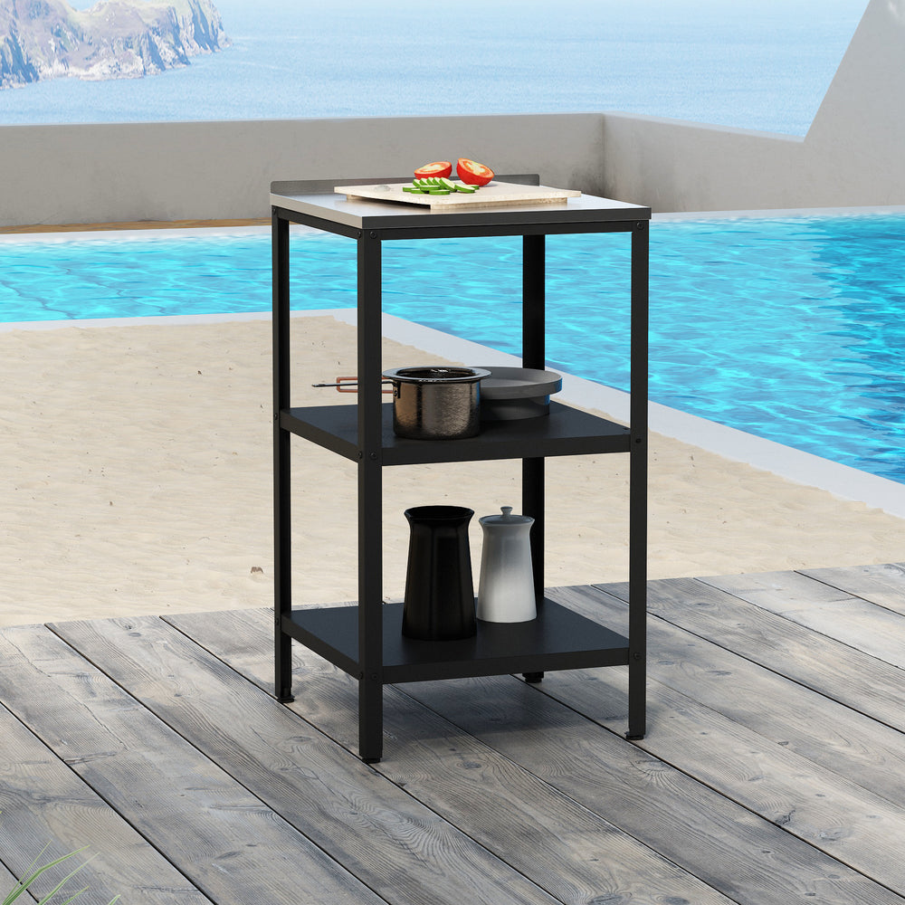Utomhus fristående hylla Bolognano 92x50x50 cm [casa.pro]