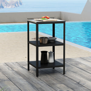 Utomhus fristående hylla Bolognano 92x50x50 cm [casa.pro]