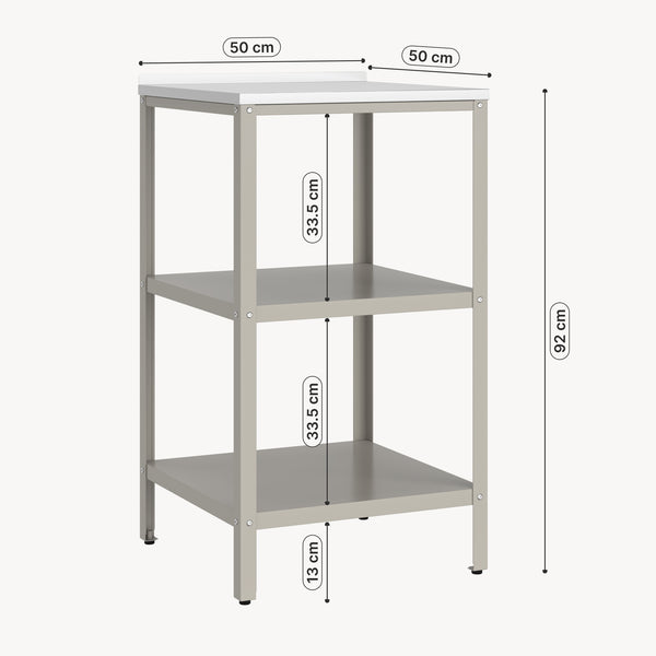 Utomhus fristående hylla Bolognano 92x50x50 cm [casa.pro]