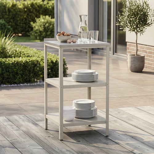 Utomhus fristående hylla Bolognano 92x50x50 cm [casa.pro]