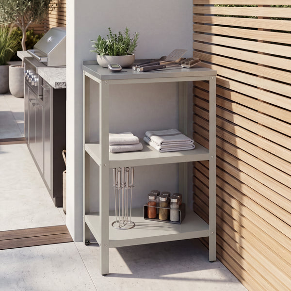 Utomhus fristående hylla Bolognano 92x50x50 cm [casa.pro]