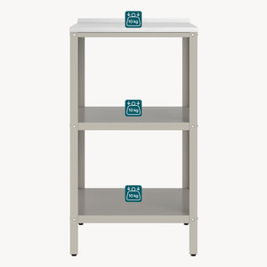 Utomhus fristående hylla Bolognano 92x50x50 cm [casa.pro]