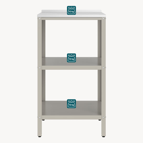 Utomhus fristående hylla Bolognano 92x50x50 cm [casa.pro]