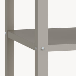 Utomhus serveringsvagn Bolognano stål 81x50x50 cm [casa.pro]