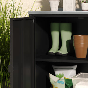 Utomhusskåp Bolognano 92x80x50 cm [casa.pro]