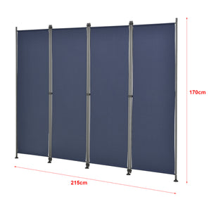 Modica Outdoor skiljevägg 170x215 cm i fyra delar i olika färgerpro.tec