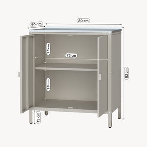 Utomhusskåp Bolognano 92x80x50 cm [casa.pro]